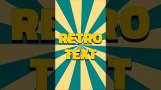 Easy Retro Text Animation Tutorial: Canva Edition