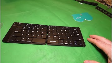 Unboxing Jelly Comb Ultra thin Foldable Keyboard bluetooth phone ipad iphone