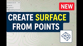How to Create Surface from Points in Civil 3D