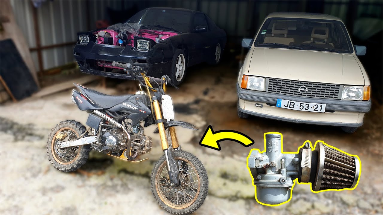 Como limpar o carburador da PIT BIKE + Cross no monte!