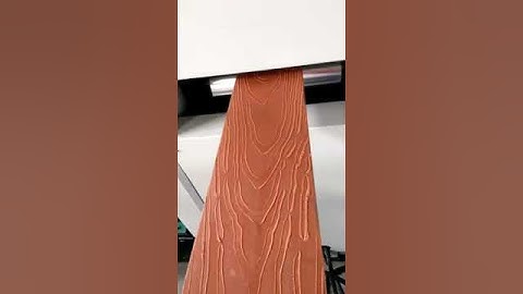 wpc floor embossing machine/ MDF board embossing machine