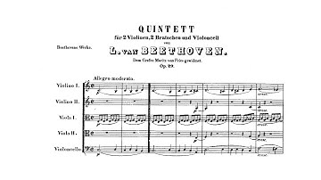 Ludwig van Beethoven - String Quintet op. 29 [With score]