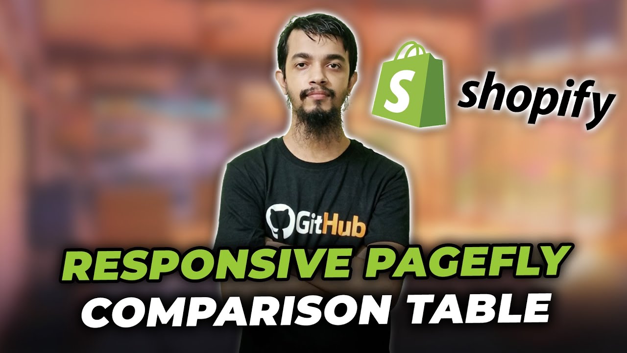 How to Make Mobile Responsive Pagefly Comparison Table 👉 Pagefly Shopify Tutorial