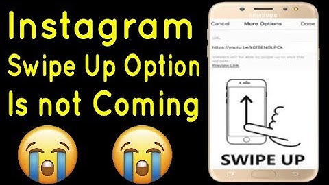 Why I am Not Getting Swipe Up Feature On Instagram || Problem Solved ||