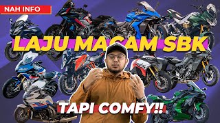 10 MOTOSIKAL SPORT-TOURING PALING LAJU DI DUNIA