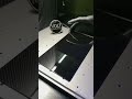 Nissan GTR laser engraving on black acrylic