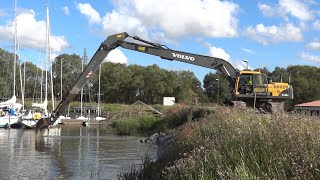 Volvo EC240B long reach dredging by swedengines 7,351 views 3 years ago 10 minutes, 42 seconds