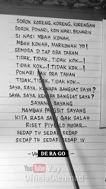 DJ PLAT KT - DJ De Ra Go | Yang Ku Dengar #lirikparodi