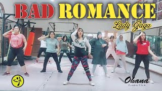 BAD ROMANCE - LADY GAGA | Zumba | Zin Farida | OHANA Zumba Club