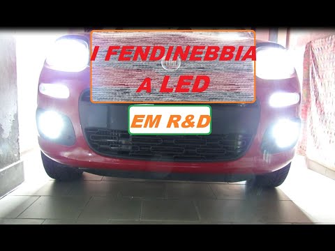 FIAT PANDA come installare i fendinebbia LED - How to install the front fog light in your PANDA