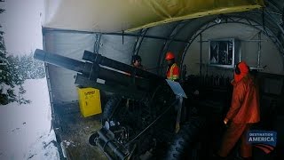 Railroad Uses Howitzer Cannon to Cause Avalanches | Railroad Alaska