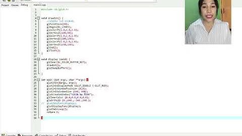 Tugas Membuat garis dan titik menggunakan openGl Dev c++