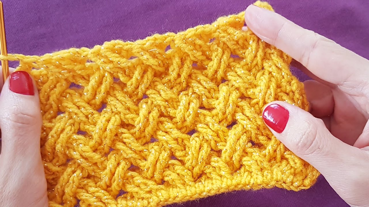 Tığişi Hasır Örgü / Crochet Celtic Stitch