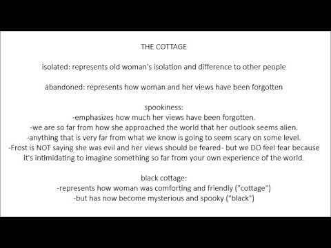 the-black-cottage-by-robert-frost-|-analysis