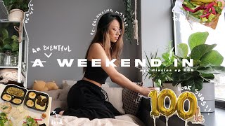 Living in NYC | a semi-productive weekend, unboxing packages, mini try-ons & celebrating 100k subs 🌼