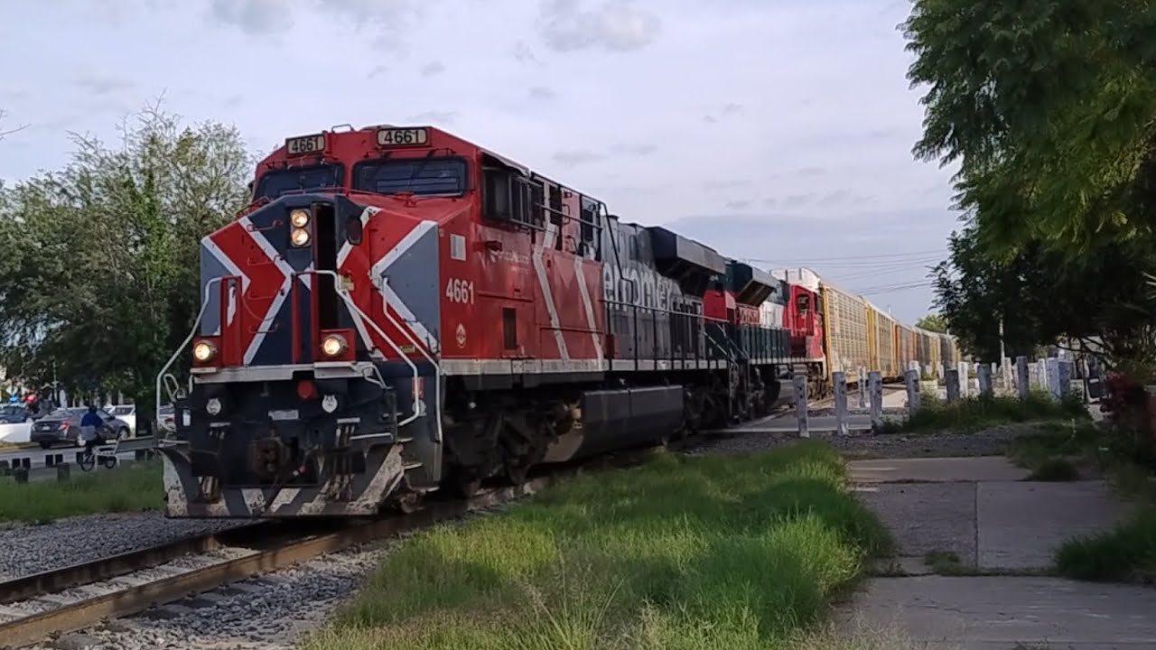 Por el Vandalismo se Frenó de Emergencia el AUTOMOTRIZ de FXE N° 4661 GMXT ES44AC & 4084 🍉 SD70ACe©®