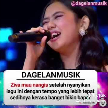 Ziva menangis setelah nyanyi lagu tanya hati(pasto)dgn tempo yg keren