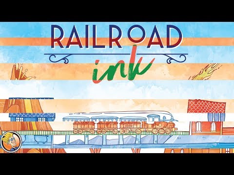 Learn to play Railroad Ink: Red and Blue — Fun and Board Games with WEM