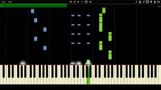 Video thumbnail of "Traditional Italian Song - Tarantella Napoletana Synthesia Piano MIDI"