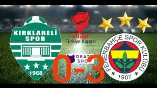 3-0//FENERBAHÇE-KIRKLARELİ///MAÇ ÖZETİ//2020