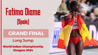 Fatima Diame - Long Jump - World Indoor Championship Glasgow 2024