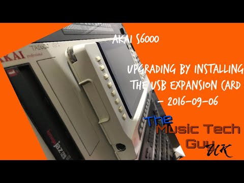 Upgrading the AKAI S6000 - Installing the USB Expansion Card