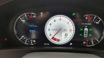 Demostration of Driver Gauge Cluster in 2019 CT6-V on startup. Very Cool.
