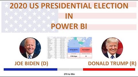 2020 US Presidential Election Results in Power BI | UNOFFICIAL RESULTS