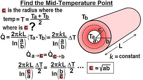 Physics 24A  Heat Conduction Examples (5 of 22) Find the Midpoint Temperature=?