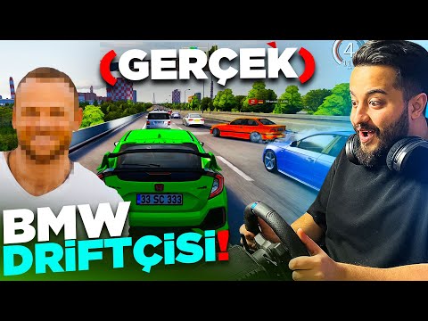 ÇILGIN BMW ŞOFÖRÜ İLE KARŞILAŞTIK! BU ADAM GERÇEK DRİFTÇİ! Assetto Corsa