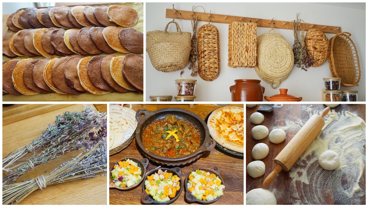 فلوغ أكتوبر : اليوم الرابع الطبوقة الخبز في الكوزينة بانكيك بجوج النكهات خبز المقلة طاجين و بيتزا