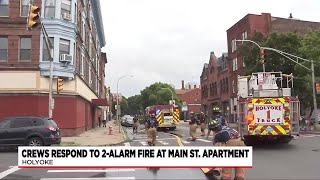 Emergency crews called to fire in Holyoke