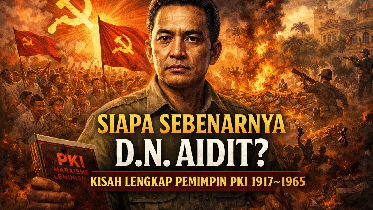 Siapa Sebenarnya D.N. Aidit? Kisah Lengkap Pemimpin PKI 1917–1965
