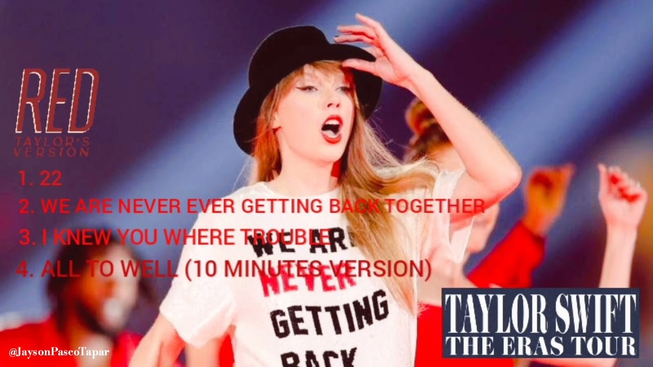 Taylor Swift - The Eras Tour | The RED Era (Studio Version