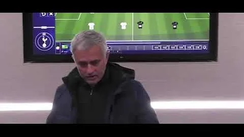 Mourinho VERY ANGRY team talk at half-time. It led to Tottenham win!