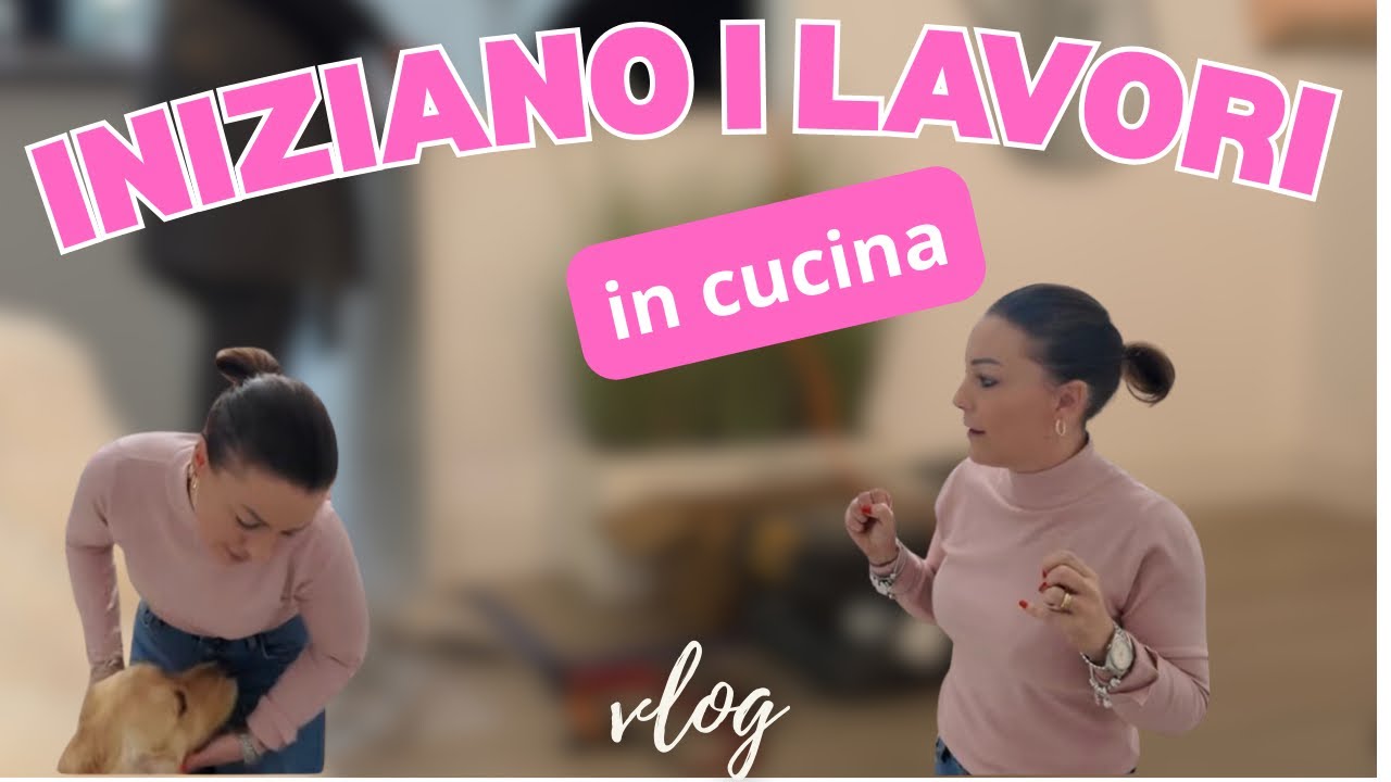Iniziano i lavori in cucina /svuotiamo tutto 