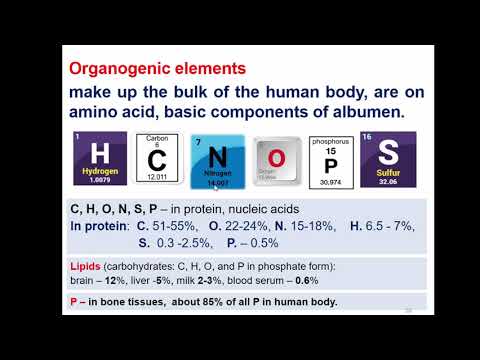 Biogenic elements