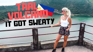 Foreigners Hiked BEAUTIFUL Taal Volcano, Philippines! The smallest ACTIVE Volcano in the WORLD!