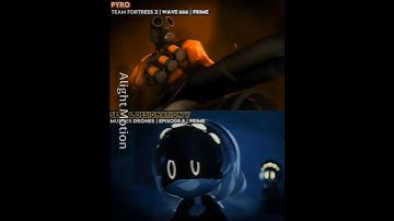 Pyro (TF2) vs V (MD) #edit #1v1 #debate #whoisstrongest #shorts #short #teamfortress2 @Tiny3780
