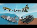 Every Destroyer Build Walkthrough | Plane Crazy