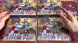 Fated Clash! Opening 4 Cardfight Vanguard English DZBT01 Booster Boxes!