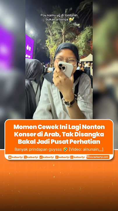 This Girl Was Attending a Concert in Saudi Arabia, Unexpectedly, She Would Become the Center of A...