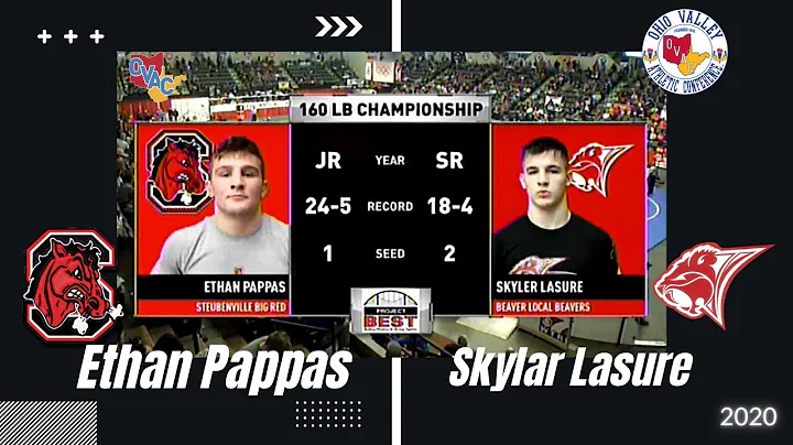 2020  OVAC 160lb Championship, Ethan Pappas vs. Sk...