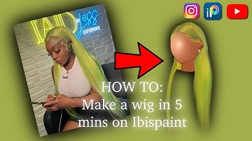 HOW TO MAKE AN IMVU WIG ON IBISPAINT IN 5 MINUTES