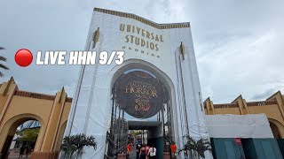🔴 LIVE Halloween Horror Nights Thursday Night at Universal Studios Orlando HHN 35 9/3