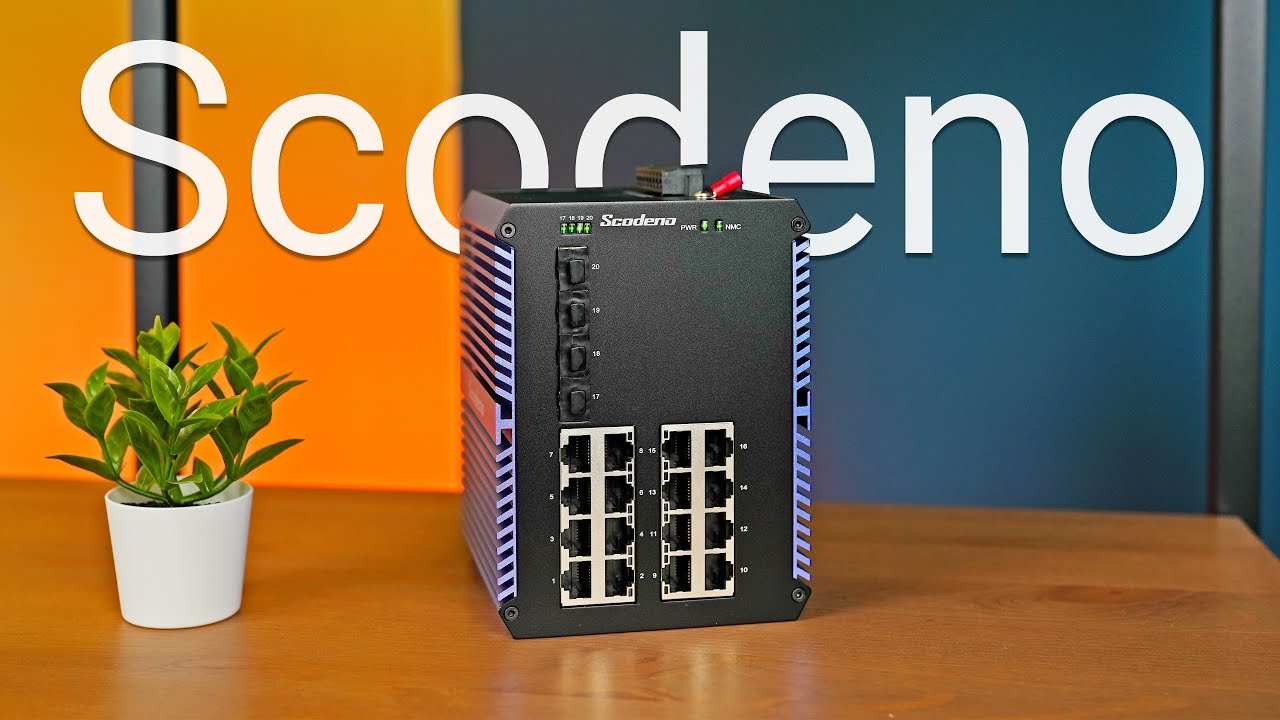 Что такое ПРОМЫШЛЕННЫЙ коммутатор на примере SCODENO - YouTube