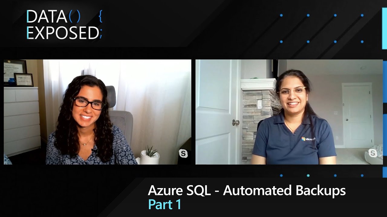 Azure SQL - Automated Backups (Part 1) | Data Exposed - YouTube