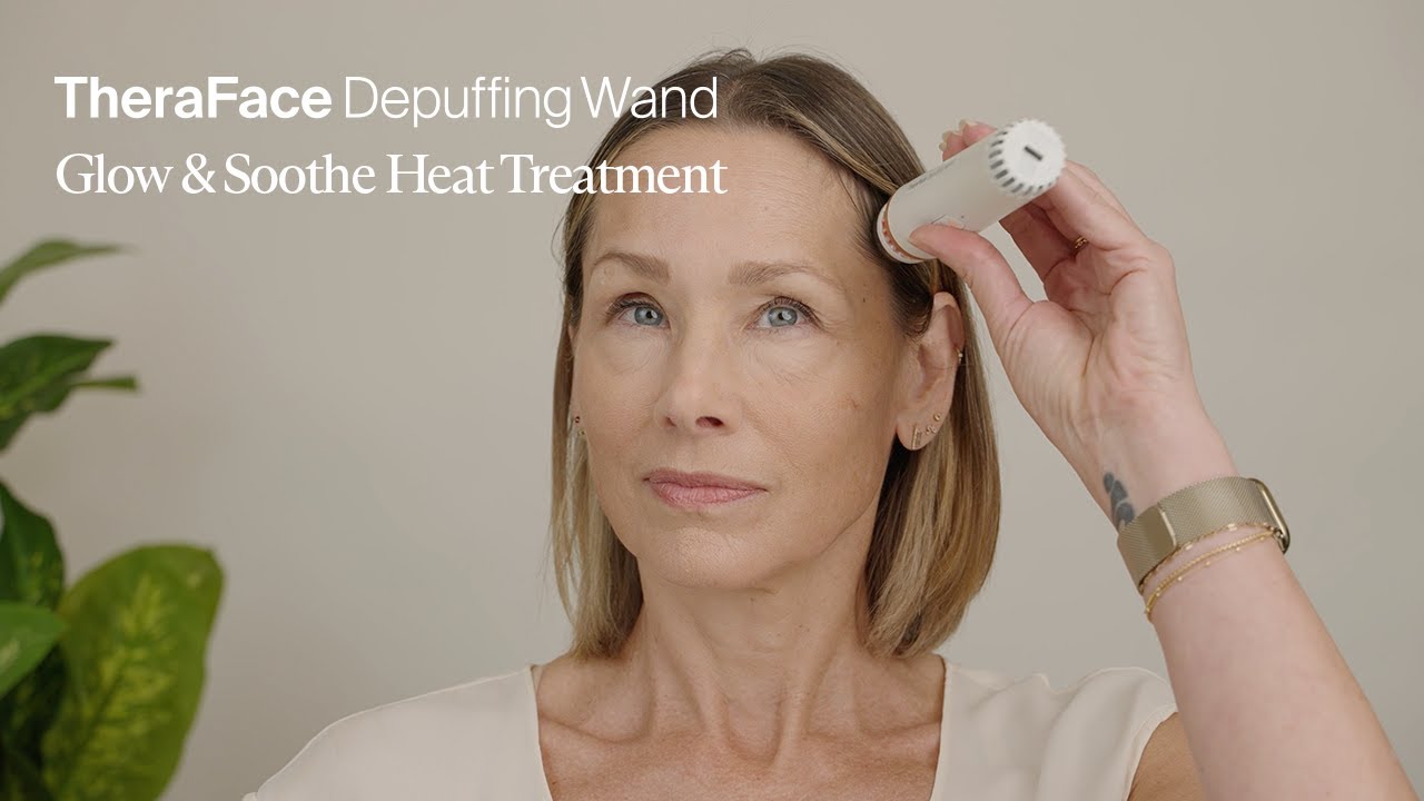 TheraFace Depuffing Wand Glow & Soothe Heat Treatment