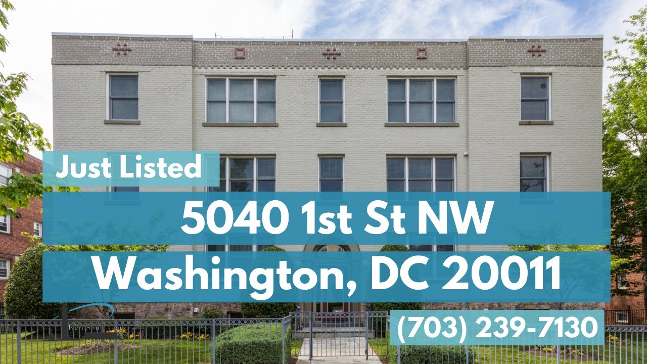 5040 1st St NW Home for Sale Washington, DC 20011 YouTube