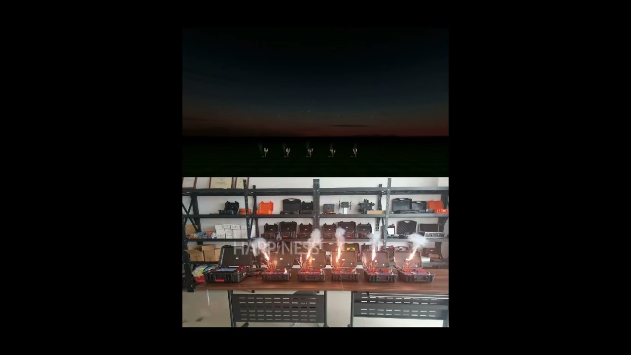 Happiness firing system Fireworks show programming effect display